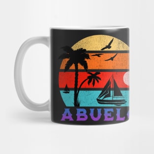 Abuelo Retro Sunset Ocean Grandfather Mug